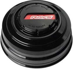 Picture of Gram Lights WCRAYSLPSBK Rays LPS Center Cap Black/Red Large PCD