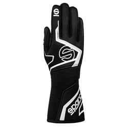 Picture of Sparco BRG0001B0R27012 Tide Racing Gloves Black/Red Size 12
