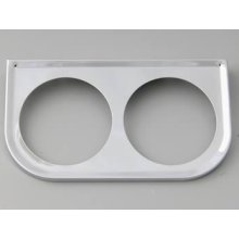 Picture of VDO Gauges 240035 Chrome Dual Gauge Mounting Bracket for 2-1/16 Inch Gauges