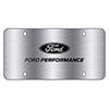 Picture of Ford Racing M-1828-LS Stainless Steel Marque License Plate - Brushed Finish