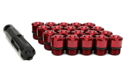 Picture of Project Kics WCIA3R R40 Iconix Aluminum Caps Red M12x1.25