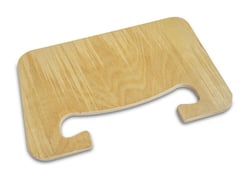 Picture of Wheelmate Products 40592N Steering Wheel Desk Natural Wood Finish