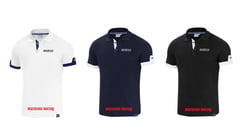 Picture of Sparco 01322NR4XL Corporate Polo Shirt Black Size XL