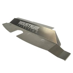 Picture of Industrial Injection 2CC601 Raw Aluminum Radiator Cover for 2013-2018 RAM 6.7L Cummins