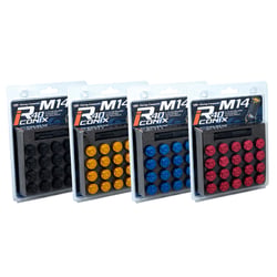Picture of Project Kics WCIA4R R40 Iconix Aluminum Cap Set M14x1.50 Red 20 Pieces