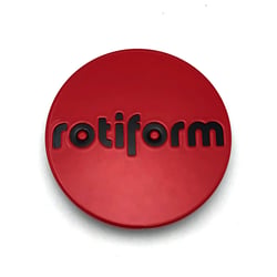 Picture of Rotiform 1006-56MB Snap-In Wheel Center Cap Matte Black with Gloss Black Logo