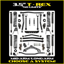 Picture of Rock Krawler Suspension RRD02285 2.25 RRD Front Shock for Jeep Wrangler JL 3.5" Lift