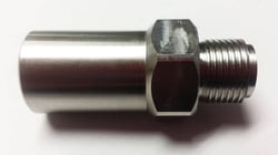 Picture of Industrial Injection 412512 6.6L Duramax LB7 Fuel Rail Plug Pressure Relief Valve Block-Off