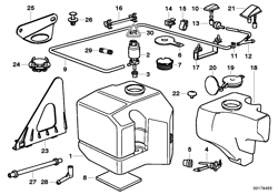 Picture of Genuine BMW-Mini 61138364520 Windshield & Headlight Washer Pump Plug Connector 2-Pin