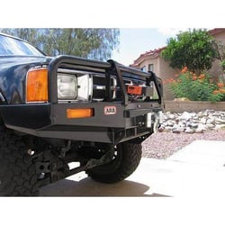 Picture of ARB 3414070 Deluxe Front Winch Mount Bull Bar Bumper
