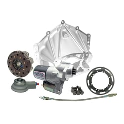 Picture of Quarter Master 10038590 Aluminum Bellhousing Kit 5.5in V-Drive 3-Disc Reverse Mount Starter