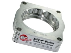 Picture of aFe 46-33002 Silver Bullet Throttle Body Spacer T-6061 Billet Aluminum 50-State Legal