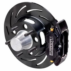 Picture of Strange Engineering B4110WC Pro Series Front Disc Brake Kit 4-Piston Calipers 4.75" Bolt Circle
