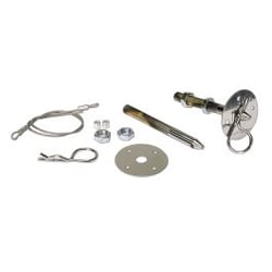Picture of Moroso 39021 Chrome Hood Pin Set - 7/16 Inch Diameter Steel Hairpin Style