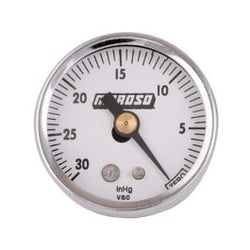 Picture of Moroso 89610 Vacuum Gauge 1.5" Diameter 0-30 In Hg