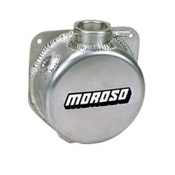 Picture of Moroso 63656 Aluminum Coolant Expansion Tank 1 Quart with Billet Filler Neck