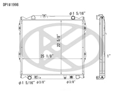 Picture of Koyo A1998 OE Replacement Radiator