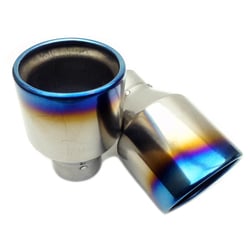 Picture of Invidia HS09N7ZGID Gemini Cat-Back Exhaust System with Rolled Titanium Tips