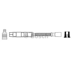 Picture of Bosch 0356912952 Primary Ignition Wire Spark Plug Lead