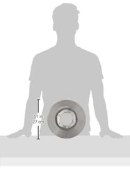 Centric 121.46018 C-Tek Vented Front Brake Disc Rotor — image 3