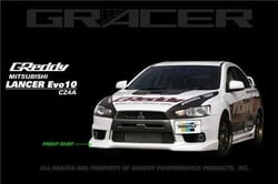 Picture of GReddy 17030014 GRacer Front Lip Spoiler Urethane