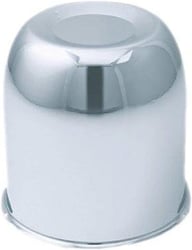 Picture of Gorilla Automotive HC216A Push Through Hub Cover Closed End 3.3" Chrome Steel