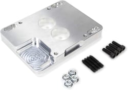 Picture of Moroso 64964 Carburetor Adapter Holley 4412 2-Barrel to 4150/4160 4-Barrel Billet Aluminum