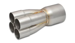 Picture of Vibrant 10303 4-1 Stainless Steel Merge Collector 1.75" Inlet to 3.5" Outlet