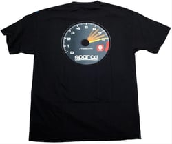 Picture of Sparco SP01600NR2M TACH Black T-Shirt Medium