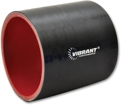 Picture of Vibrant 2714 Straight Hose Coupler 3 Inch ID x 3 Inch Long Black
