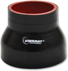 Picture of Vibrant 2772 Silicone Reducer Coupler 2.5" to 3" ID x 3" Long Black