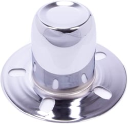 Picture of Gorilla Automotive HC226 Derby Style Hub Cover Chrome 3.195" Bore Closed End