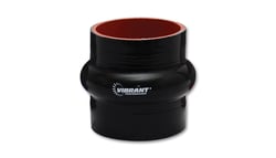 Picture of Vibrant 2732 Hump Hose Coupler 2.50" ID x 3" Length Black Silicone