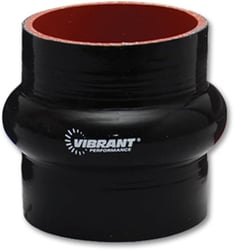 Picture of Vibrant 2730 Hump Hose Coupler 2.00" ID x 3.00" Long Black Silicone