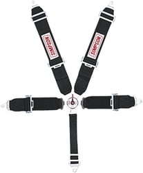 Picture of Simpson Racing Equipment 29108BK 5-Point Lever Camlock Racing Harness 55 Inch Bolt-In Pull-Down V-Type Black