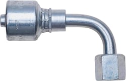 Picture of Gates G25180-0606 MegaCrimp Hydraulic Hose Coupling 90 Degree Elbow 3/8 Inch