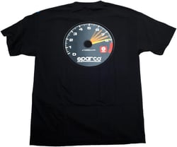 Picture of Sparco SP01600NR4XL TACH Black Racing T-Shirt - X-Large
