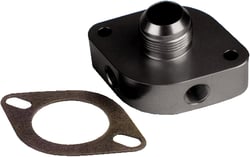 Picture of Moroso 63461 Bolt-On Water Outlet Filler Neck with 16AN Fitting