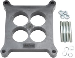 Picture of Edelbrock 8710 Carburetor Spacer 1 Inch Open Center Phenolic Square Bore