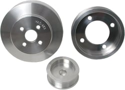 Picture of BBK 1554 Underdrive Pulley Kit 1994-1995 Mustang 5.0L 3-Piece Aluminum