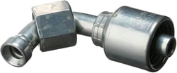 Picture of Gates G25180-0808 MegaCrimp Female JIC 37° Flare Swivel 90° Bent Tube Hydraulic Coupling