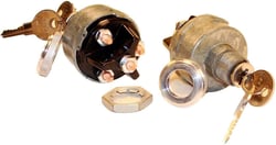 Picture of American Autowire 500006 4-Position Ignition Switch Kit with Aluminum Knob