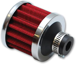 Picture of Vibrant 2164 Crankcase Breather Filter with Chrome Cap, 3/4 Inch Inlet