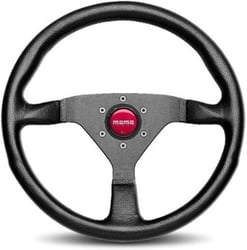 Picture of Momo MCL32BK3B Monte Carlo Leather Steering Wheel 320mm Black