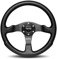 Picture of Momo COM35BK0B Competition Steering Wheel 350mm Black Perforated Leather