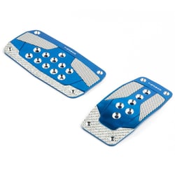 Picture of NRG Innovations PDL-450BL Aluminum Sport Pedal Set - Blue Anodized