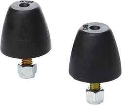 Picture of Prothane 19-1317BL Bump Stop 1-9/16" x 1-5/8" Cone Black Polyurethane