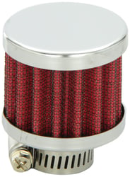 Picture of Vibrant 2165 Crankcase Breather Filter with Chrome Cap 3/8" Inlet
