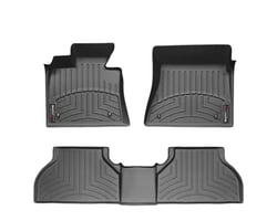 Picture of WeatherTech 44630-1-2 FloorLiner DigitalFit Black Front & Rear Set