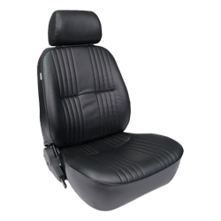 Picture of Scat Engine Components 80-1300-51L Pro-90 Series 1300 Reclining Bucket Seat Black Vinyl Left Driver Side